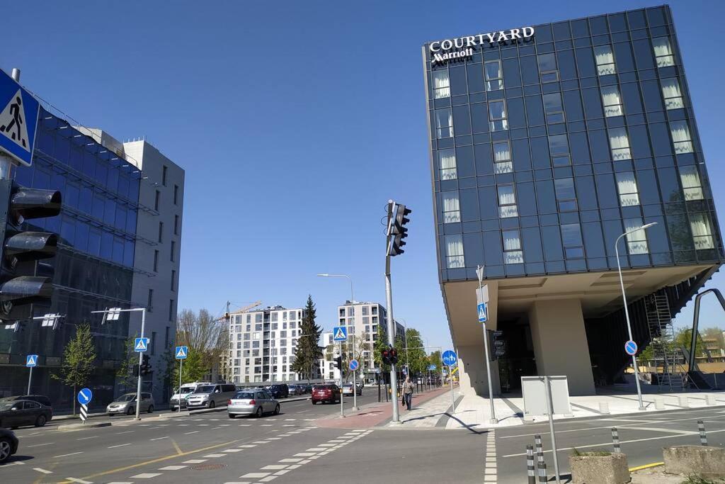 9Th Floor Amazing View Central Studio Apartment VNO Buitenkant foto