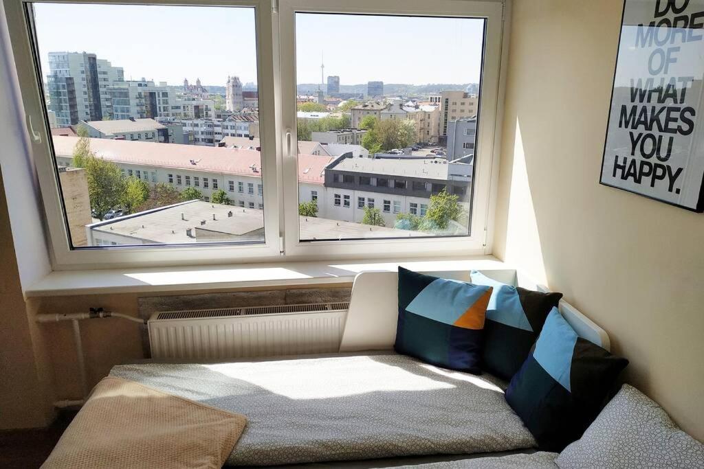 9Th Floor Amazing View Central Studio Apartment VNO Buitenkant foto