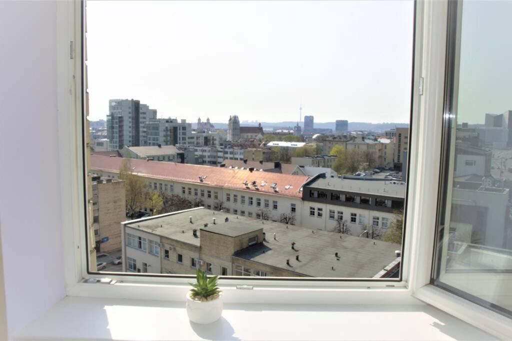 9Th Floor Amazing View Central Studio Apartment VNO Buitenkant foto
