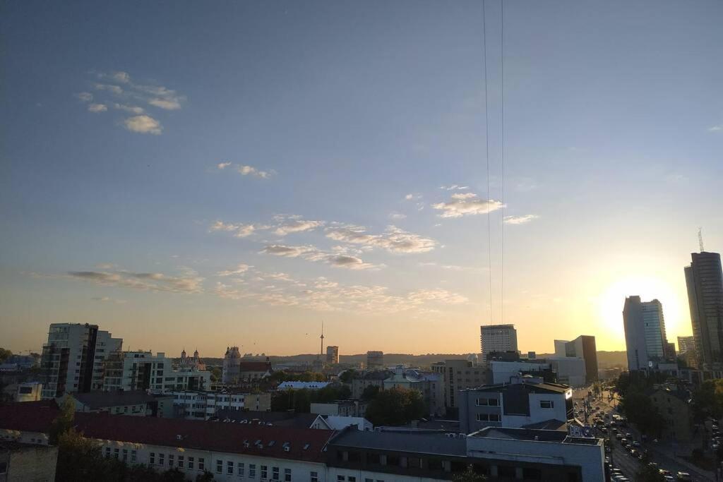 9Th Floor Amazing View Central Studio Apartment VNO Buitenkant foto