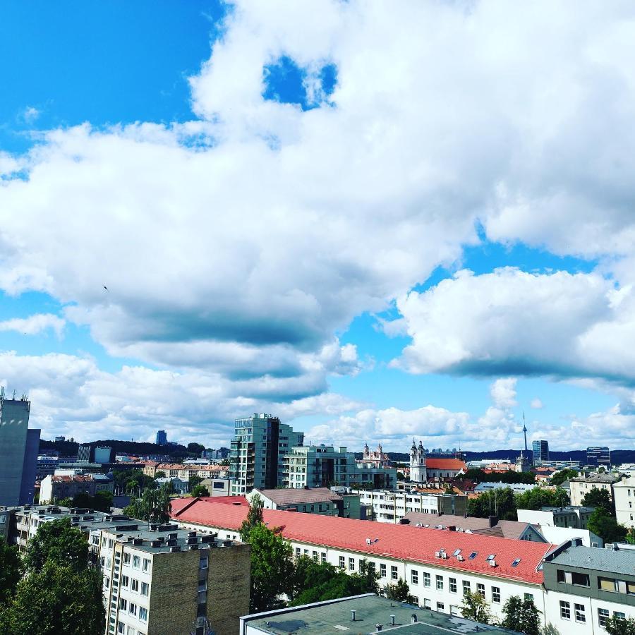 9Th Floor Amazing View Central Studio Apartment VNO Buitenkant foto